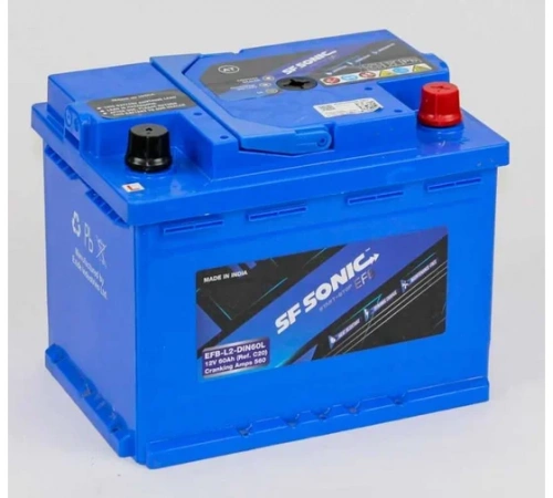 Аккумулятор SF SONIC EFB 6ст-60.0 Евро (о.п.)