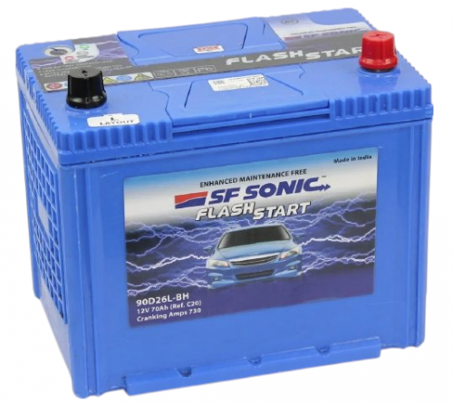 Аккумулятор SF SONIC 6ст-75.0 о.п. (90D26L)