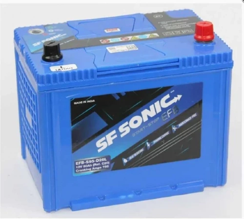 Аккумулятор SF SONIC EFB 6ст-80.0 о.п. (95D26L)