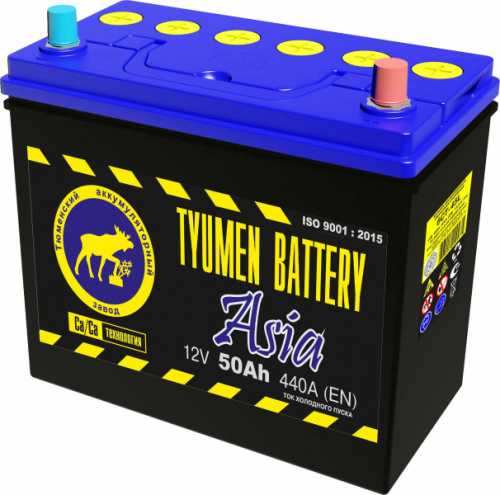 Аккумулятор Tyumen Battery 6ст-50L о.п. Азия Ca-Ca